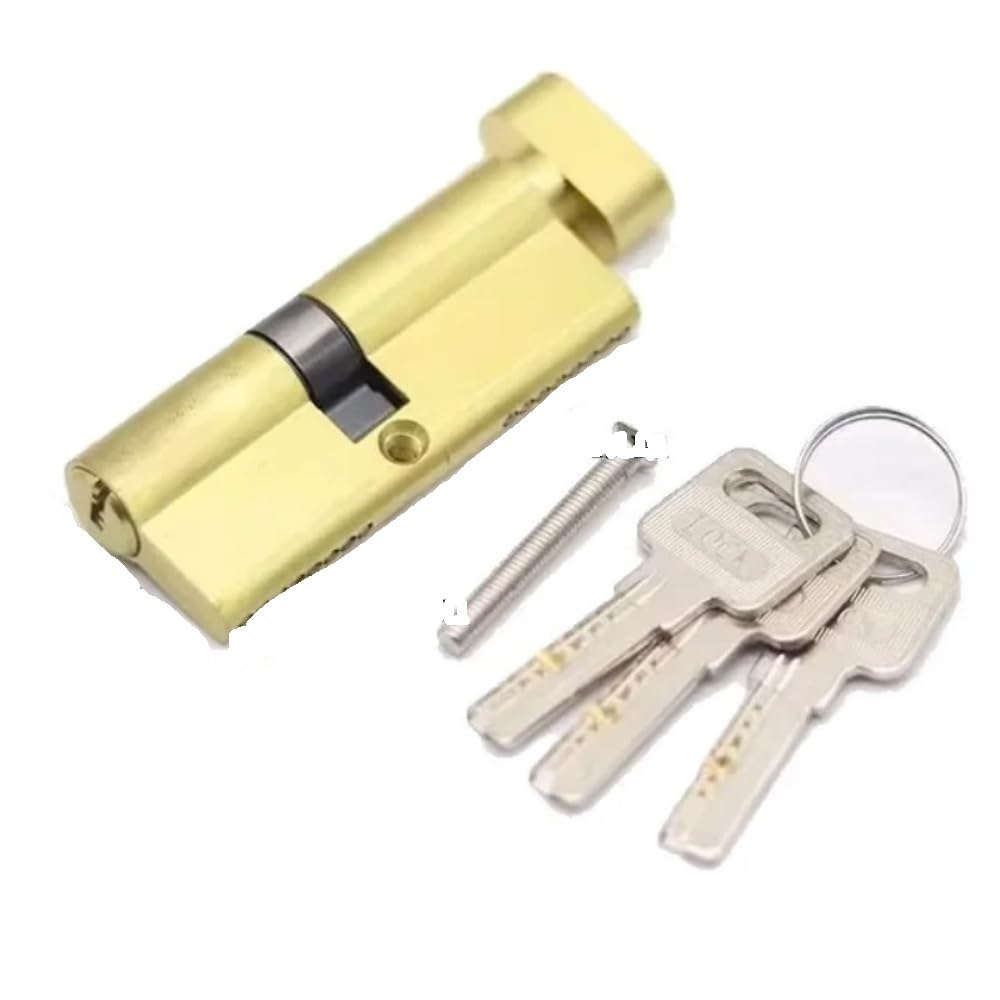 Izhaogjing 35X50t Upvc Door Locks, Barrel Locks With Keys Door Lock Cylinder Anti-Theft Door Eccentric Lock Cylinder With Key Included(35X50t)