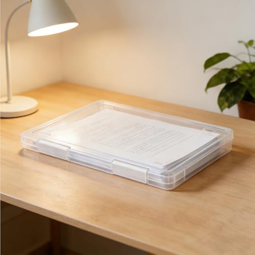 Pochettes transparentes A4 (lot de 6) pour organiser vos projets professionnels