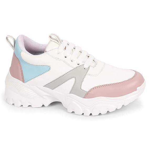 layasa Comfotable Lightweight Casual Lace-up Sneaker for Women/Girls_5 Pink (B0BCXVQYF7) Amazon Price History, Amazon Price Tracker