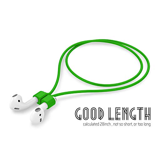 Image of Ultra Strong Magnetic Airpod Pro Strap Anti-Lost Cord Sports Lanyard Compatible with Airpods 3rd 2nd Generation Pro 3 2 1 (Green)