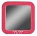 Five Star Locker Mirror, 5.5 x 5.5 Inches, Red (72564)