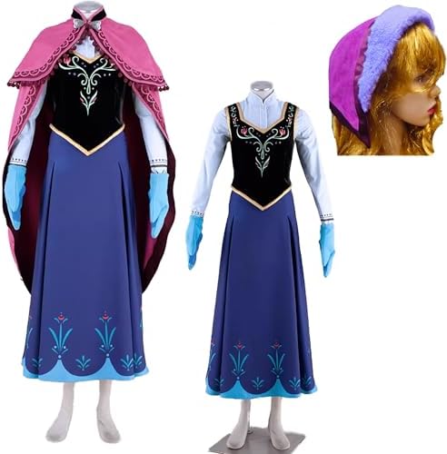 【まもいもま】アナ雪 アナ コスプレ衣装 Mサイズ（手袋＋帽子付き） Amazon.co.jp: [mvivm] 【スイカ コス】アナ 雪 雪山アナ ドレス