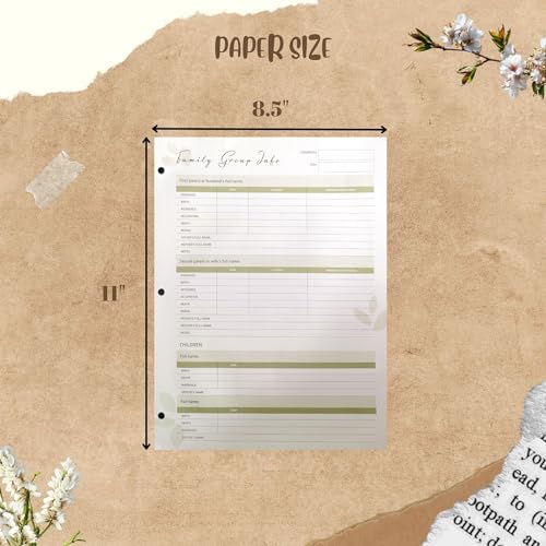 Generic OLFBNDAC Performore 30 Two-Sided Large Family Group Sheets: Comprehensive Ancestral Charts thumb #3