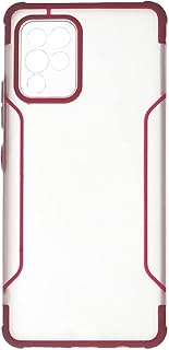 Generic Plastic Back Cover Protector With Strong Colorful Edges For Samsung Galaxy M42 - Wine Baby Blue