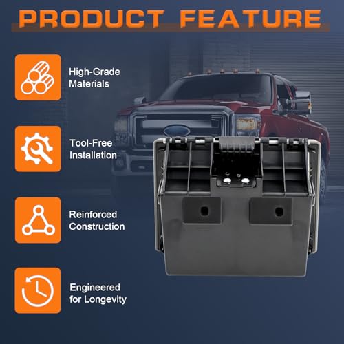 Portavasos compatible Ford F250 F350 F450 F550 2008-2016 Tan miniatura 5