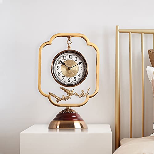 Relógios de chão Novo relógio de mesa chinês Relógios de mesa para casa Decoração de sala de estar D