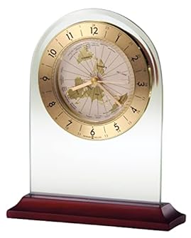 World Time Arch Quartz Table Clocks product image