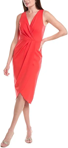 Anne Klein Women's Tulip Hem Classic Midi Dress