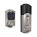 SCHLAGE BE469NX Camelot Electronic Touchscreen Deadbolt C Keyway with 12344 Latch 10116 Strike Bright Brass Finish