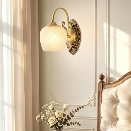 Lámpara de pared de cobre con diseño vintage y acabado decorativo sofisticado 5