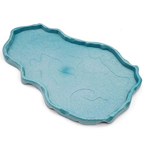Reptile Food and Water Bowl Dish Reptile Food Dish Large Tortoise Water Bowl for Turtle Lizard Snake Gecko Ball Python…