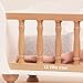 Le Toy Van - Educational Wooden Toy Role Play Beautiful Sleigh Doll Cot & Crib | Girls Pretend Play Toy Pram Playset - for Ages 3+