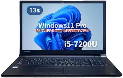 （16:30時点） 【整備済み品】東 芝 ノートPC B65 /15.6型/10キー/第7世代 i5-7200U/Win11 Pro/MS Office H&B 2019 /wajunのWIFI/Bluetooth/HDMI/DVD/16GB/512GB SSD