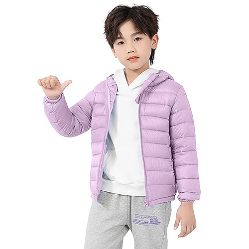Manteau d'hiver pour enfants violet imperméable 3-4 ans
