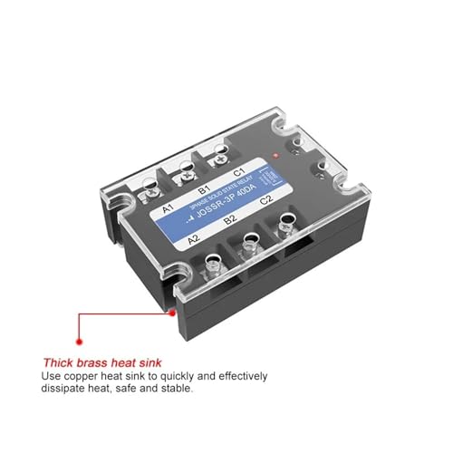 Relais statique triphasé JOSSR-25DA commutation AC 24-480V - 7