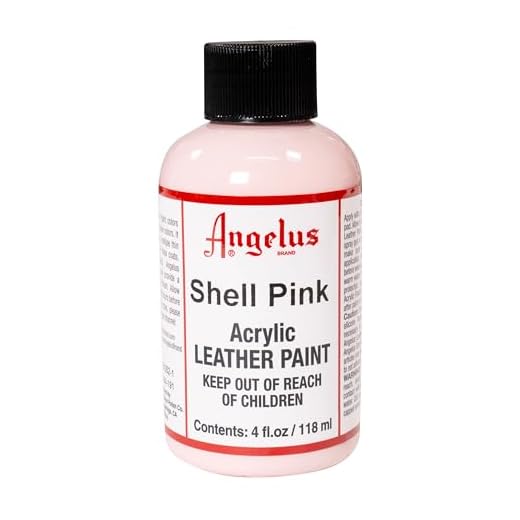 Angelus Leather Paint 4 Oz Shell Pink