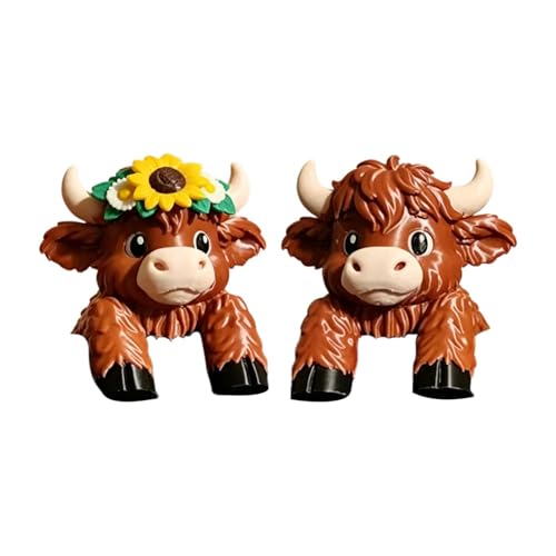 Décoration de vache pour la maison : petites figurines rigolotes de bureau
