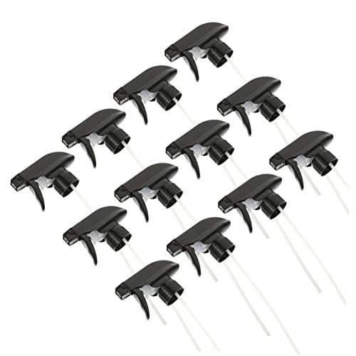 UKCOCO Boquilla De Botella Rociadora y Pulverizador De Repuesto Para Limpieza Doméstica, Plástico Duradero Negro 28-410, Accesorio Para Botella De Spray, Pulverización Fina Para Plantas y Uso