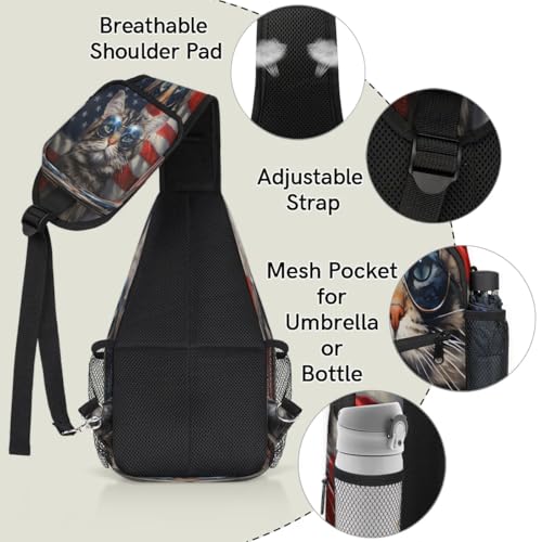 Sling Bag unisex para viaje y senderismo 5.7L miniatura 4