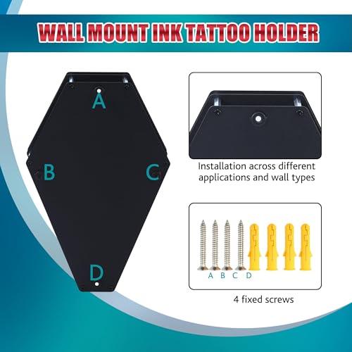 Soporte de tinta para tatuajes en cabina estética POARMEEY organizador de mesa de dibujo 5