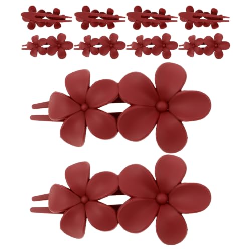 Pinzas de cabello flores elegantes y horquillas antideslizantes