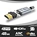 LEADSTAR HDMI Cable 4K 50 ft / 15M, Long High Speed HDMI 2.0 Cord Braided | Ultra HD, 1080p, ARC, 3D, HDCP 2.2 | for Xbox, PS5, TV, Laptop, Monitor