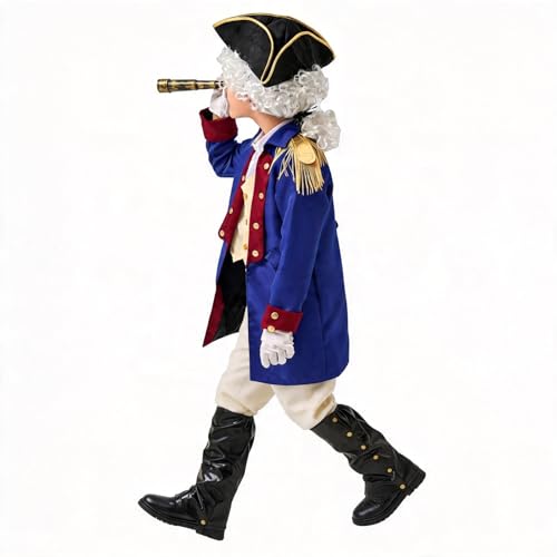 Disfraz Colonial Deluxe George Washington para Niños miniatura 6