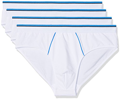 Preisvergleich Produktbild Pompea Herren Tommy Slip, Bianco (Bianco 0024), L (4er Pack)