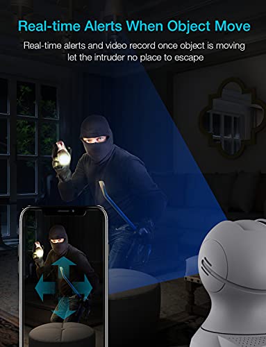 Pet Camera, Indoor Camera with Pan Tilt Zoom, WiFi Camera Indoor with Remote Viewing, Baby Monitor with Camera and Audio… - Image 6