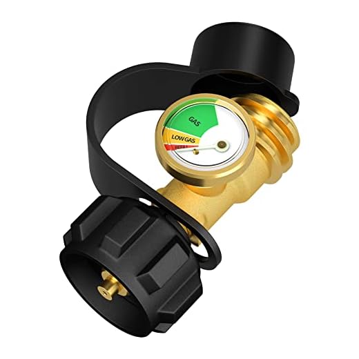 Generep Upgraded Propane Gauge,Level Indicator Propane Cylinder Gauges 3 Colors Coded Universal Propane Gas Gauge Type -1 Connection for BBQ Gas Grill,Camper,Propane Tank