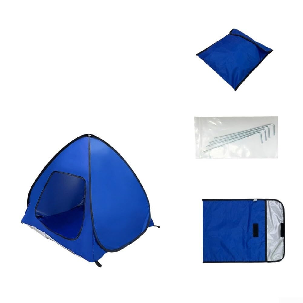 Dog Beach Tent Sun Shelter, Up Pet Tent Outdoor with UV Protection, Portable Canopy for Cats Dogs Small Animals, For Instant Setup Camping Park Beach Shade, Includes(XL Sapphire Blue)