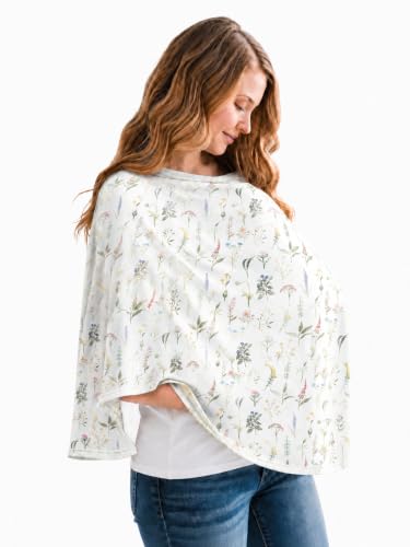 Image of Copper Pearl Nursing Cover for Breastfeeding – Multi-Use Baby Car Seat Cover, Stroller Cover & Breast Feeding Cover Up for Women, Stretchy Breathable High Quality Cover for Boy or Girl, Aspen