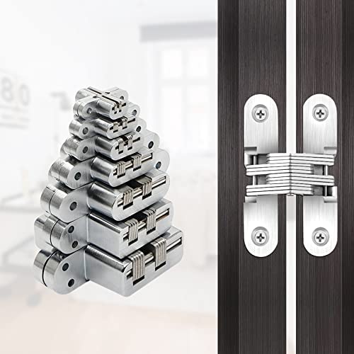 Charnière cachée inox 304 13x45mm encastrable invisible pour porte