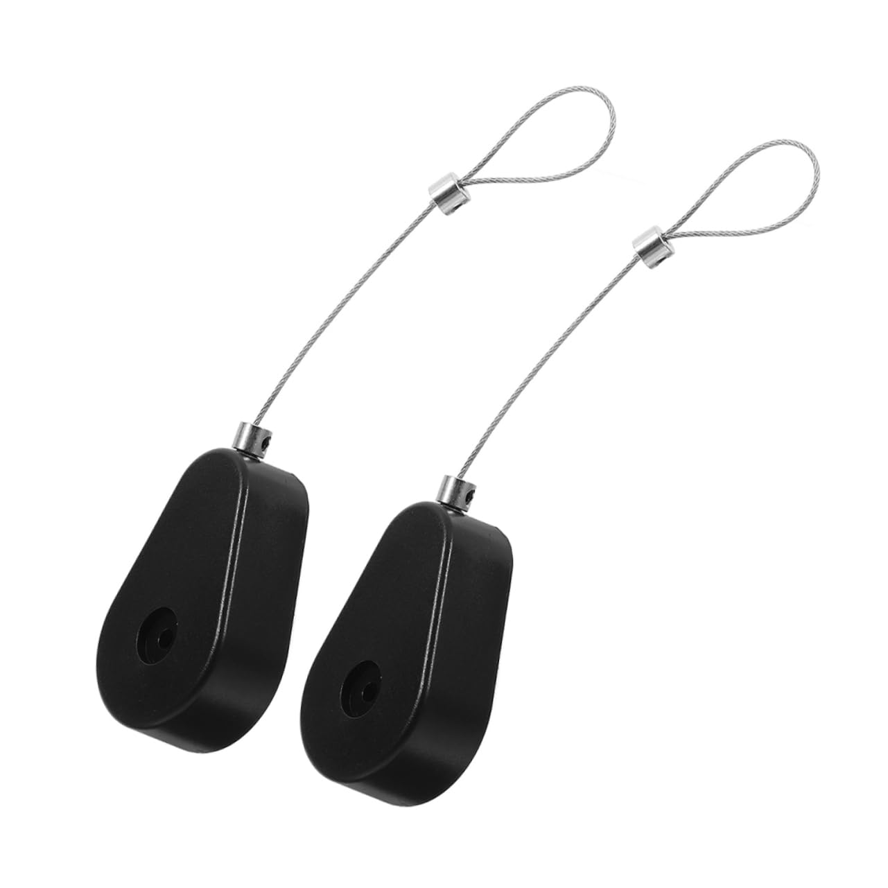 COSMEVIVI 2 Pcs Anti Lost Steel Wire Holder Cable Locks for Safety Retraction Cable Telescopic Anti Lost Wire Operation