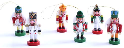 BRUBAKER Nutcrackers Tree Ornaments Set - Hanging Figurines - Designed in Germany