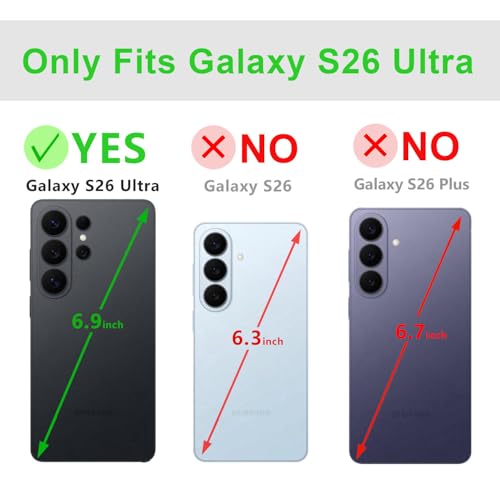 Étui en Cuir Véritable pour Samsung S26 Ultra 5G Housse Protection Intégrale Antichoc