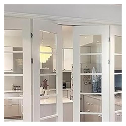 Kit de Herrajes para Puerta Plegable con Rueda Guía Superior Bi-Fold 15 piezas, Metal de Repuesto para Ducha, Clóset y Gabinete miniatura 2