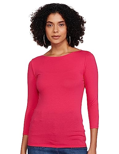 Image of Marks & Spencer Womens Solid Slim Fit T-Shirt