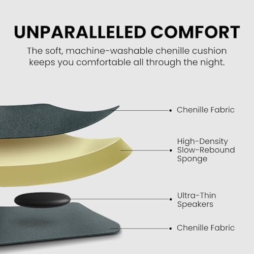 Image of Avantree Slumber B - [USB-C Wired Version] Ultra-Comfortable Wired Pillow Speaker with Low Volume - Sleeping Headphones Alternative with Private Audio, Charge-Free, for Audiobooks & Podcasts