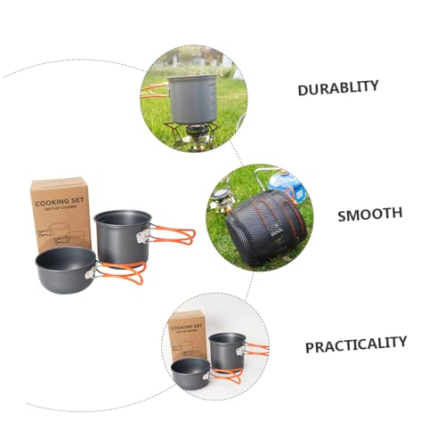 Kit ustensiles cuisine extérieur léger pour éviter les brûlures en camping avec cette casserole - 2