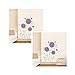 Ogquaton Lot de 2 stickers muraux en vinyle Motif floral Hydrangea Violet