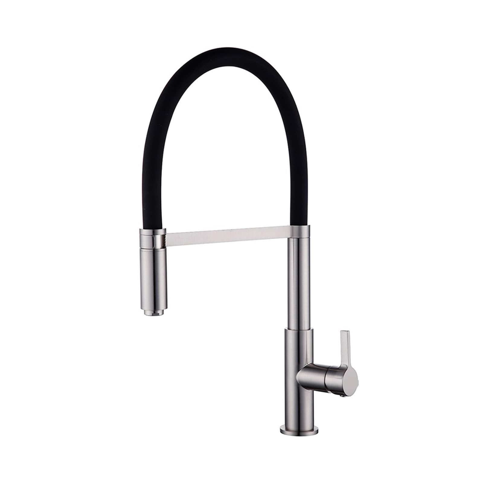 Grifo mezclador monomando para cocina fregadero grifería giratoria latón extraíble