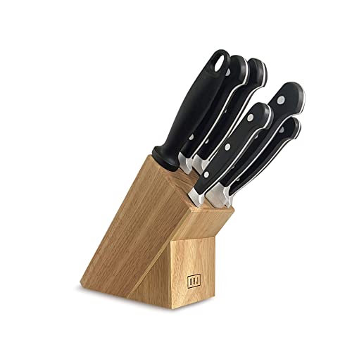 BOJ 01820405 Taco Cuchillos 6 Piezas: 01818101-01819101-01818401-01819201-01819401-01819901, Plastic, Marrón