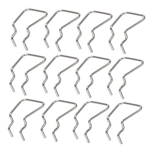 Veemoon 12pcs Perforated Wall Hooks Tool Display Rack Steel Storage Hook Easy to Use