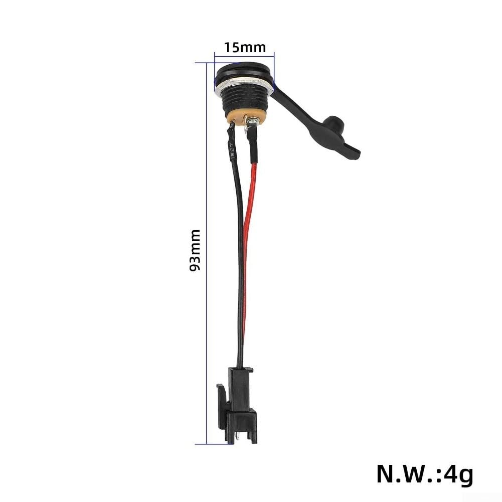 Couvercle De Prise De Charge Pour KuKirin G2/G3/G4 – ABS étanche Anti-poussière, Installation Facile, Noir