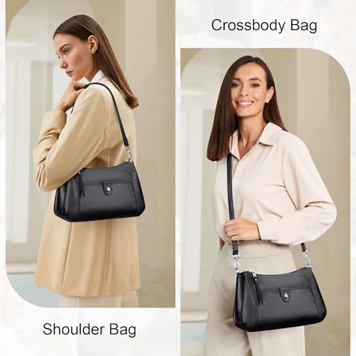 Over Earth Genuine Leather Small Hobo Crossbody Bags for Women Shoulder Purses and Handbags2