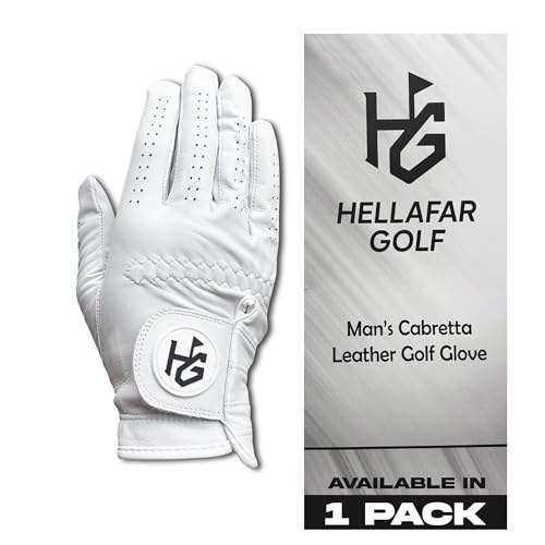 Men’s Cabretta Leather Golf Gloves, X-Large, Right Hand