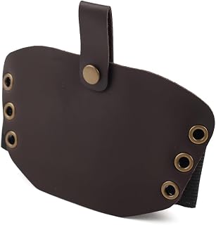 GZYF Funda protectora para palanca de cambios, funda protectora para zapatos y botas, almohadilla de cambio de cuero de microfibra marrón para motociclet