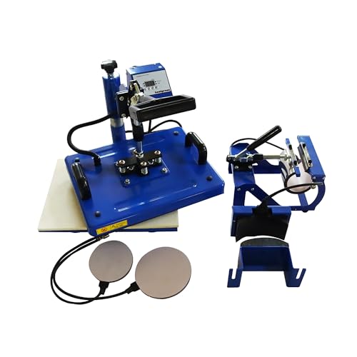 Máquina de prensado térmico 5 en 1 INTSUPERMAI 12 x 15 pulg miniatura 5