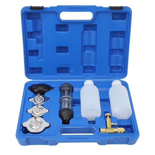 8PCS Combustion Leak Tester Kit, CO2 Leak Detector for Cars Trucks Excavators, with Conical Plug for Radiators for Combustion Systems Testing